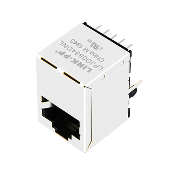LPJD0834DNL Presa RJ45 verticale per montaggio superficiale 10/100/1000 Base-T senza LED immagine 2