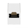 Compatible con pulso JD3-0001NL LINK-PP LPJD0834DNL 10/100/1000 Base-T sin LED Conector de montaje en superficie RJ45 vertical imagen en miniatura 2