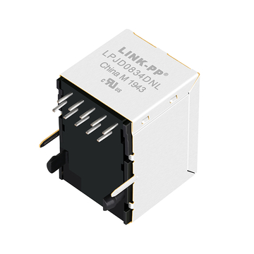 LPJD0834DNL Presa RJ45 verticale per montaggio superficiale 10/100/1000 Base-T senza LED immagine 5