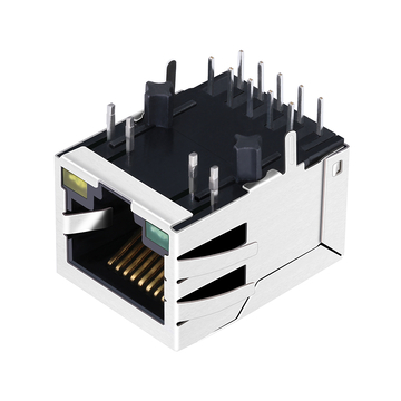 LPJG4933GENL 100/1000 Base-T, разъем с цоколем E14, зеленый/желтый светодиод, однопортовый, кабель Cat5e, разъем RJ45, изображение 3