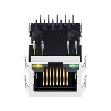 Совместимость с импульсным JXD0-0015NL LINK-PP LPJG4933GENL 100/1000 Base-T Tab Down Green/Yellow Led Single Port Cat5e RJ45 Socket Connection image 2