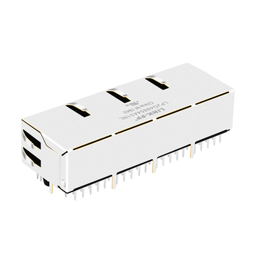 LPJG49854A31NL 10/100/1000 Base-T 1x4-портовый сетевой разъем RJ45, вкладка вверх, оранжевый и зеленый/оранжевый и зеленый светодиод, изображение 4