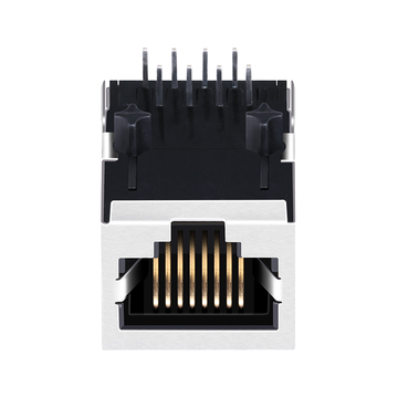 LPJ0011INL 10/100 Base-T Tab Down Zonder Led Enkele Poort 8 Pin Magnetische RJ45 Connector afbeelding 2