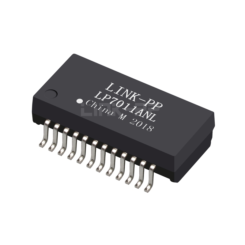 X Multiple XF-GH-002 Compatible LINK-PP LP7011ANL 10G Base-T Single Port SMD 24 PIN Low Profile PoE Lan Magnetics