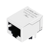 LPJF4072DNL 10/100 Base-T Đầu cắm từ RJ45 công nghiệp, cần gạt xuống, không có đèn LED (hình ảnh 1)