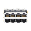 Pulse J20-0014NL Compatible LINK-PP LPJ47212CNL 10/100 Base-T Without Led 2x4 Port RJ45 Female PCB Connector thumb image 2