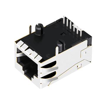 Συμβατό με Belfuse 08B1-1X1T-36-F LINK-PP LPJ9011CNL Υποδοχή δικτύου 10/100 Base-T RJ45 Modular Jack χωρίς LED εικόνα 2