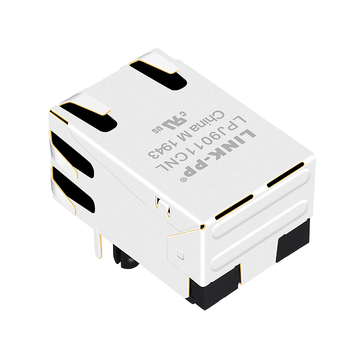 Συμβατό με Belfuse 08B1-1X1T-36-F LINK-PP LPJ9011CNL Υποδοχή δικτύου 10/100 Base-T RJ45 Modular Jack χωρίς LED εικόνα 5