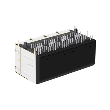 Kompatibel mit Belfuse 0863-2X4R-54-F LINK-PP LPJG47737A55NL 100/1000 Base-T G&O/G&O LED 2x4 Port RJ45 Magnetbuchse Bild 4