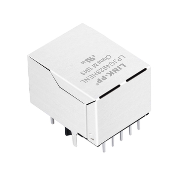 LPJG4928HENL 1000 Base-T Μονής Θύρας RJ45 με Μαγνητική Υποδοχή POE Πράσινη/Κίτρινη Εικόνα LED 5