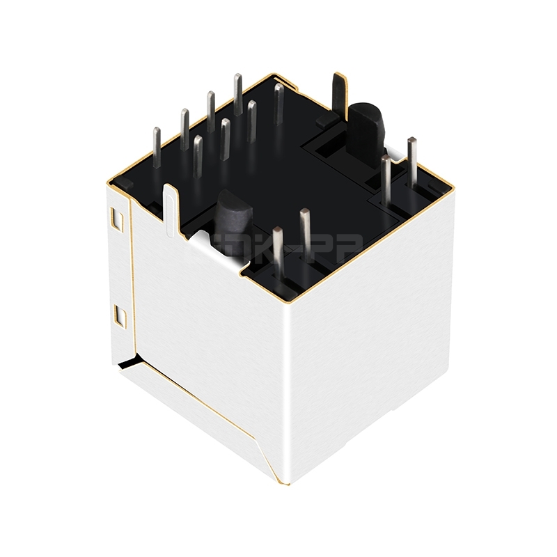 LPJD4012-9BENL 10/100 Base-T Green/Yellow Leds Vertical RJ45 Female Connector