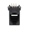 LPJE8014NNL 6p6c RJ11 Jack Without Magnetics 1X1 Port Tab Down Without LED thumb image 2