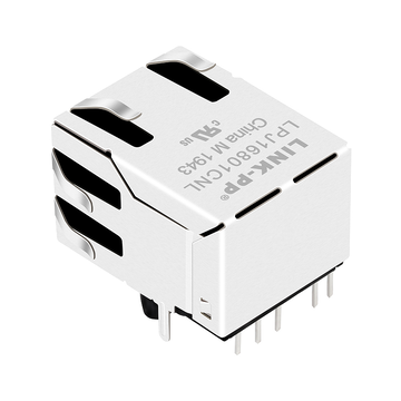 MJFR0429 Συμβατό LINK-PP LPJ16801CNL 10/100 Base-T RJ45 POE Magnetic Jack Tab Up Without Led image 4