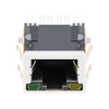 LPJES1013AGNL 1-Port-SMT-RJ45-Modular-Jack ohne integrierte magnetische Lasche nach oben, gelbe/grüne LED, Daumenbild 2