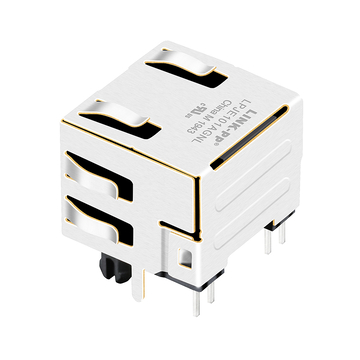 워스 615008137421 호환 가능 LINK-PP LPJE101AGNL RJ45 잭 (자석 없음, 탭 업, 노란색/녹색 LED, 이미지 4)