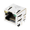 Amphenol RJHSE5481 Compatible LINK-PP LPJE101AGNL RJ45 Jack Without Magnetics Tab Up Yellow/Green LED thumb image 1