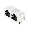 LPJE201DNL Tab Up Without LED 1X2 Port 8P8C Modular Connector RJ45 Jacks without Integrated Magnetics thumb image 1