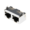 LPJE201DNL Tab Up Without LED 1X2 Port 8P8C Modular Connector RJ45 Jacks without Integrated Magnetics thumb image 3