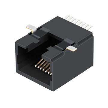 LPJE918NNL Tab Up Χωρίς Θύρα LED 1X1 Αθωράκιστη Υποδοχή SMT RJ45 Modular Jack χωρίς Ενσωματωμένα Μαγνητικά Εικόνισμα 3