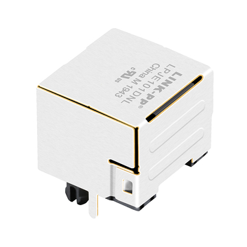 LPJE101DNL Connector Ethernet RJ45 Jack without Integrated Magnetics Tab Up Side Entry Shielded Without Led image 5