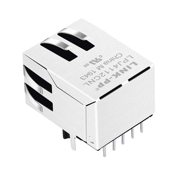 LPJ4112CNL 10 100 base-t without led single port rectifier bridge poe rj45 magjack image 5