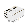 LPJG26973AFNL 100/1000 Base-T 1x2 Port Gigabit RJ45 Magjack Tab Down Green/Green LED thumb image 5