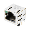 Tab Up Green/Yellow&Green LED 1X1 Port Ethernet RJ45 Jack without Integrated Magnetics thumb image 1