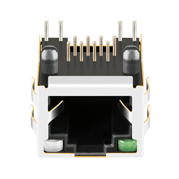 Tab Up Groen/Geel & Groene LED 1X1 Poort Ethernet RJ45-aansluiting zonder geïntegreerde magneten afbeelding 2