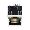 Совместимый A70-112-331N126 LINK-PP LPJG0926HENL 100/1000 Base-T RJ45 PoE+ Gigabit Magnetics Jack Tab Down Зеленый/желтый светодиод Изображение большого пальца 2