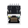 متوافق مع EDAC A70-112-331N126 LINK-PP LPJG0926HENL 100/1000 Base-T RJ45 PoE + جيجابت مغناطيسي جاك علامة التبويب أسفل أخضر/أصفر Led صورة الإبهام 2