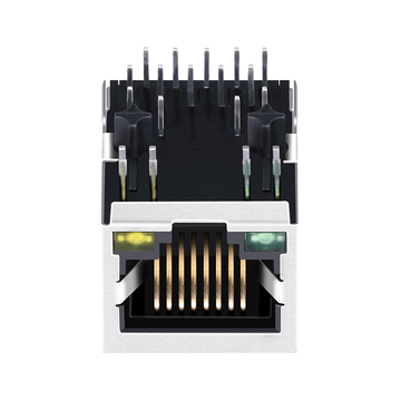 TE 5-2337992-8 互換 LINK-PP LPJG0926HENL 100/1000 Base-T POE+ RJ45 マグネティックス モジュラージャック タブダウン 緑/黄 LED 画像 2