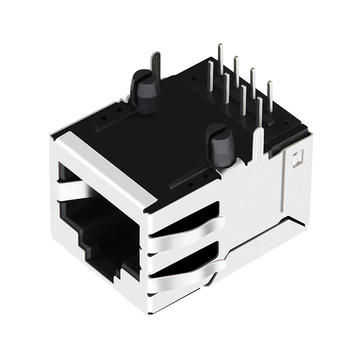 Pulse J1006F21PNL Compatible LPJ1006CNL 10/100 Base-T 8P8C Integrated RJ45 Jack One Port Tab Up without Led image 5