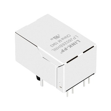 LPJ6026BHNL 10/100 Base-T Groen/Geel LED-lipje OMHOOG 1 poort RJ45 modulaire jack met magneten afbeelding 5