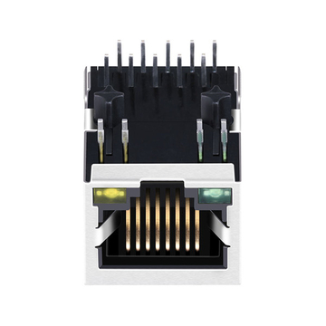 LPJG0820HENL 100 1000 base-t gigabit rj45 magjack tab down green yellow led image 5