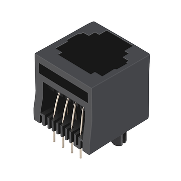 Tyco 5520259-4 Compatible LPJE618NNL Unshieded RJ45 Jack without magnetics Tab Up Without Led image 2