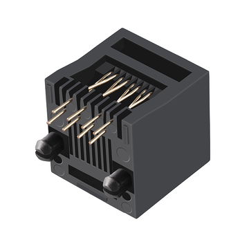 Tyco 5520259-4 Compatible LPJE618NNL Unshieded RJ45 Jack without magnetics Tab Up Without Led image 4