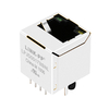 LPJD0017BBNL 10/100 Base-T Green/Yellow LED Vertical Integrated RJ45 Connector thumb image 1