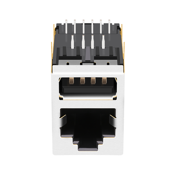 LPJE319DNL Tab Up RJ45 Jack With Single USB Without Integrated Magnetics image 3