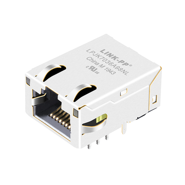 belfuse a829-1j1t-km compatible link-pp lpjk7036a98nl 1000 base-t low profile rj45 magjack tab up orange&green yellow led