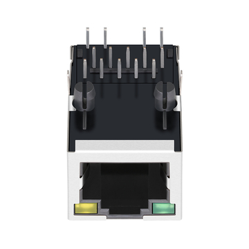 LPJ1153BHNL 10/100 Base-T Μονής Θύρας RJ45 POE Μαγνητική Υποδοχή Tab Up Πράσινη/Κίτρινη Εικόνα LED 3