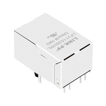 LPJ1153BHNL 10/100 Base-T Μονής Θύρας RJ45 POE Μαγνητική Υποδοχή Tab Up Πράσινη/Κίτρινη Εικόνα LED 4