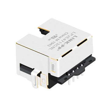 LPJE4713CNL 1x1-Port ohne LED, PCB-Kantenschutz, THT-geschirmte Low-Profile-RJ45-Buchse ohne integrierte Magnetik, Bild 3
