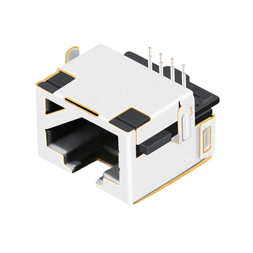 LPJE4713CNL 1x1-Port ohne LED, PCB-Kantenschutz, THT-geschirmte Low-Profile-RJ45-Buchse ohne integrierte Magnetik, Bild 4