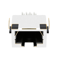 LPJE4714DNL 1X1 Port Without LED PCB Edge THT Low Profile RJ45 Jack Without Integrated Magnetics