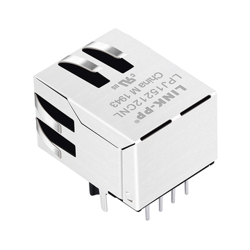 LPJ15212CNL 10/100 Base-T RJ45 vrouwelijke connector 1x1 poort lipje omhoog zonder LED afbeelding 5