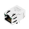 LPJ1144AWNL 10/100 Base-T Tab Up Green/Green Led 1x1 Port RJ45 Female Connector thumb image 1