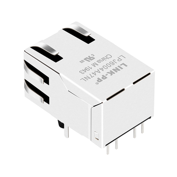 Wurth MIC2411D-0117T-LF3 Compatible LPJ6004A47NL 100 Base-T Magnetics RJ45 Jack transformer Tab Up Yellow&Green/Yellow&Green Led image 5