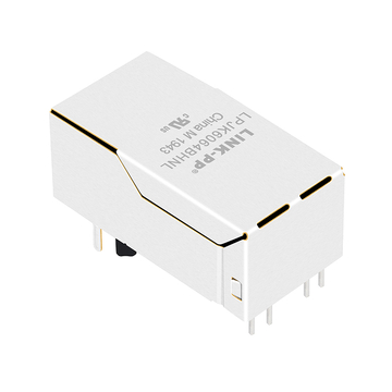 LPJK6064BHNL 100/1000 Base-T Tab Up Πράσινο/Κίτρινο LED Μονής Θύρας POE+ RJ45 Θηλυκό Βύσμα Εικόνα 4