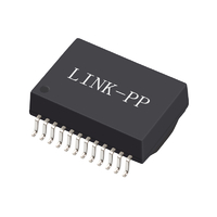 HX5224CNL 호환 LINK-PP LP824121ANL 1000 Base-T 4KV 강화 고절연 PoE+ Lan 변압기 단일 포트 24핀