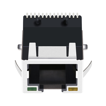 LPJ19905AGNL 10/100 Base-T Tab Up gele/groene LED SMT RJ45-connector met magneten afbeelding 5